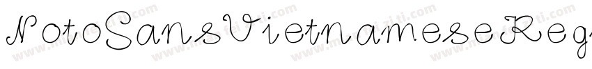 NotoSansVietnamese Regularttf字体转换